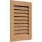 Ekena Millwork Vertical Gable Vent Functional, Western Red Cedar Gable Vent w/ 1" x 4" Flat Trim Frame, 34"W x 14"H GVWVE34X1401SFUWR - alternate 5